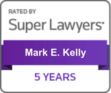 Rated by Super Lawyers: Mark E. Kelly. 5 years